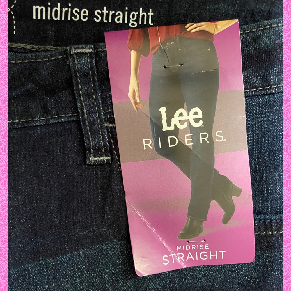 Riders by Lee Midrise Straight Jeans NWT
